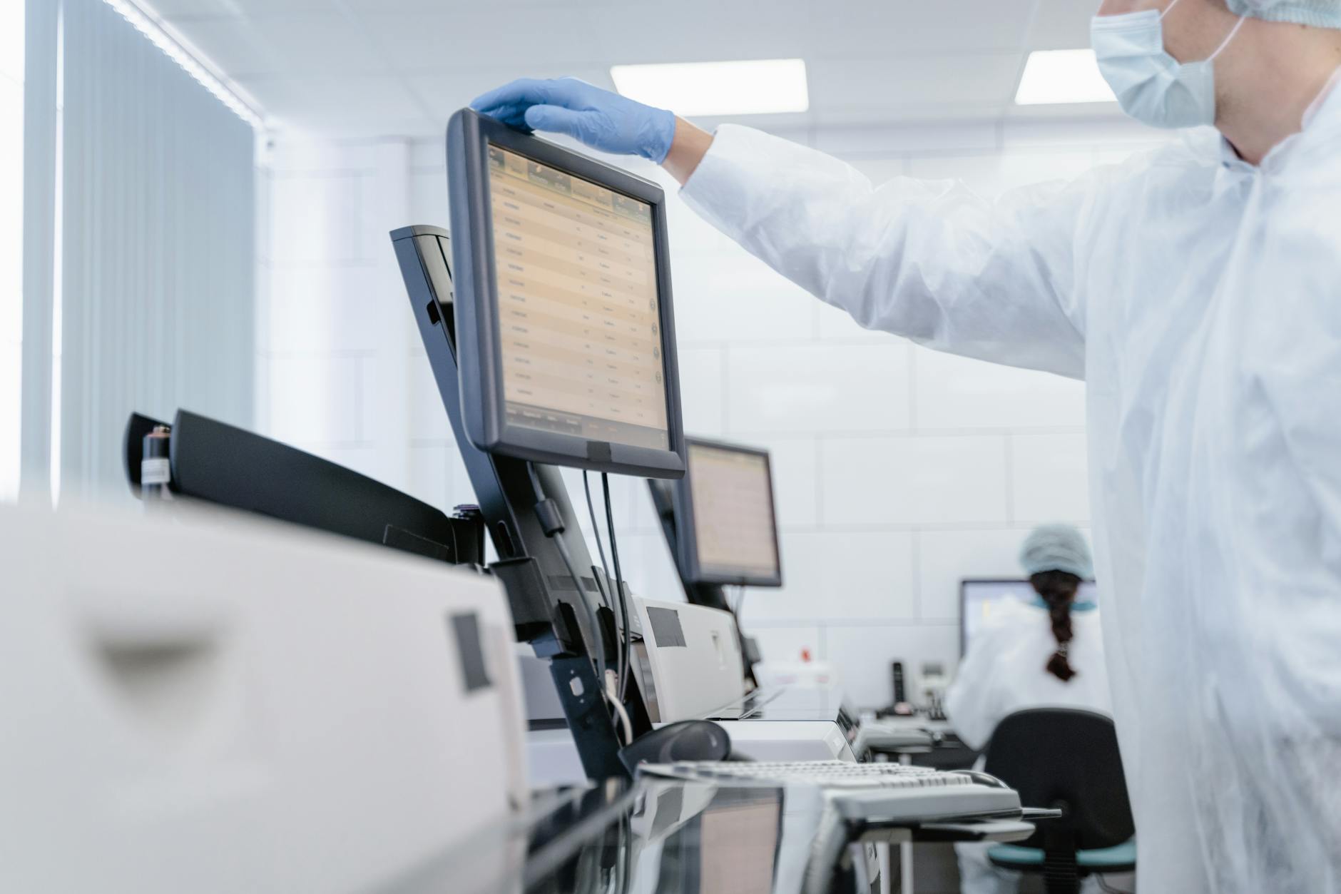 Cardiologist reviewing coronary angiogram with PCI complications