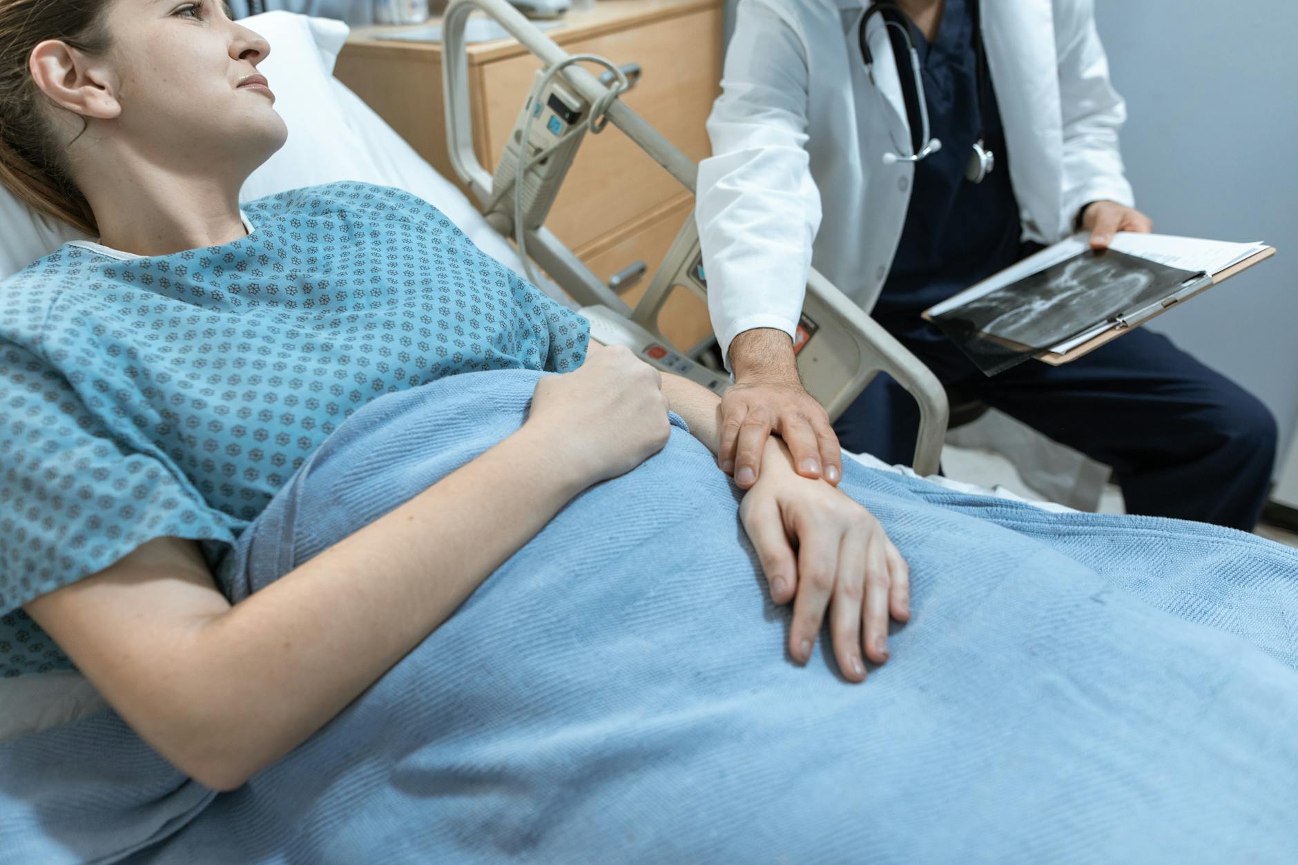 Cardiologist reviewing CT aortogram for aortic dissection